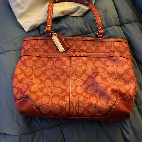 Pink Coach Purse - Picture 2 of 4